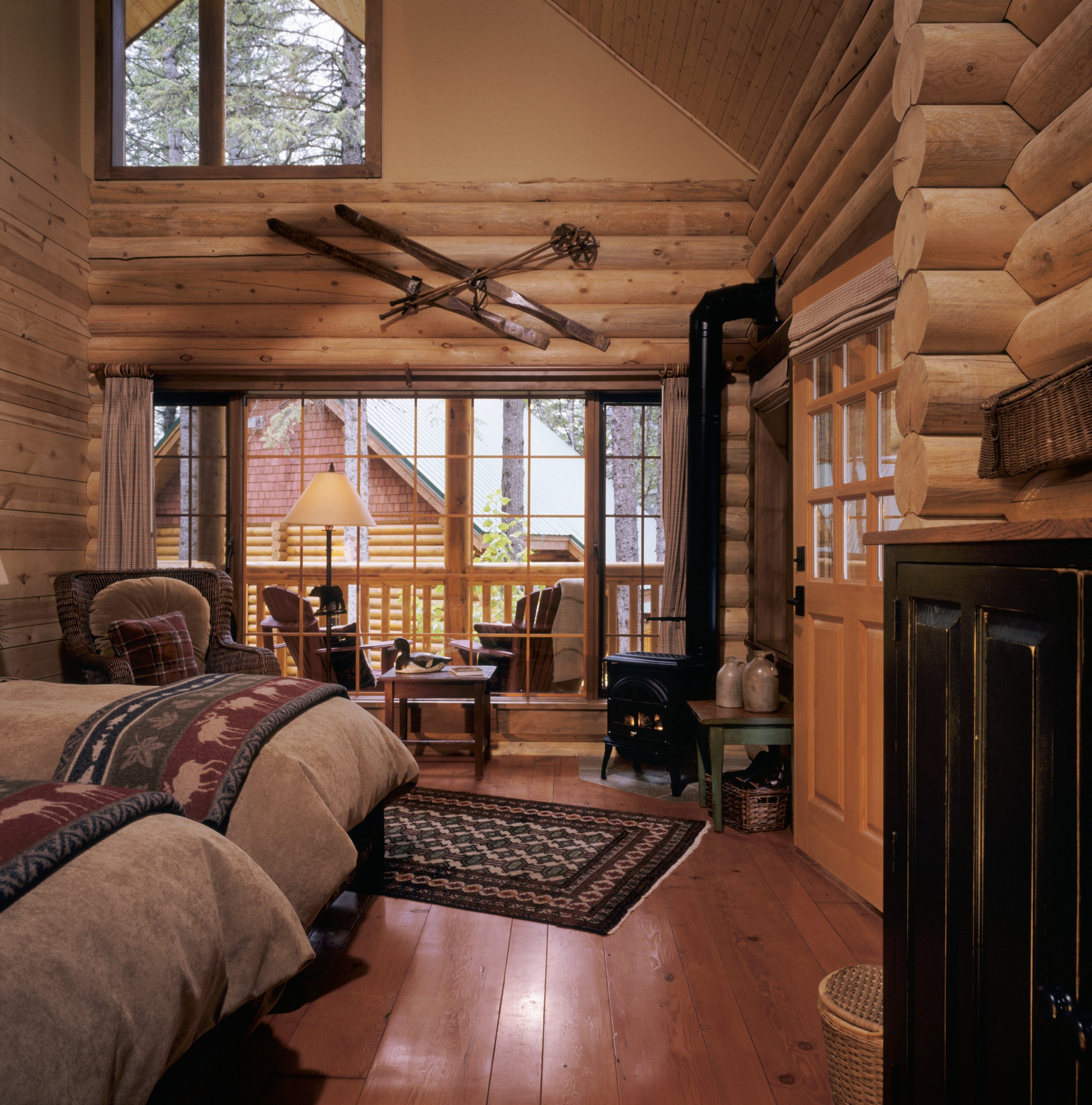 Resort Log Cabin Interior